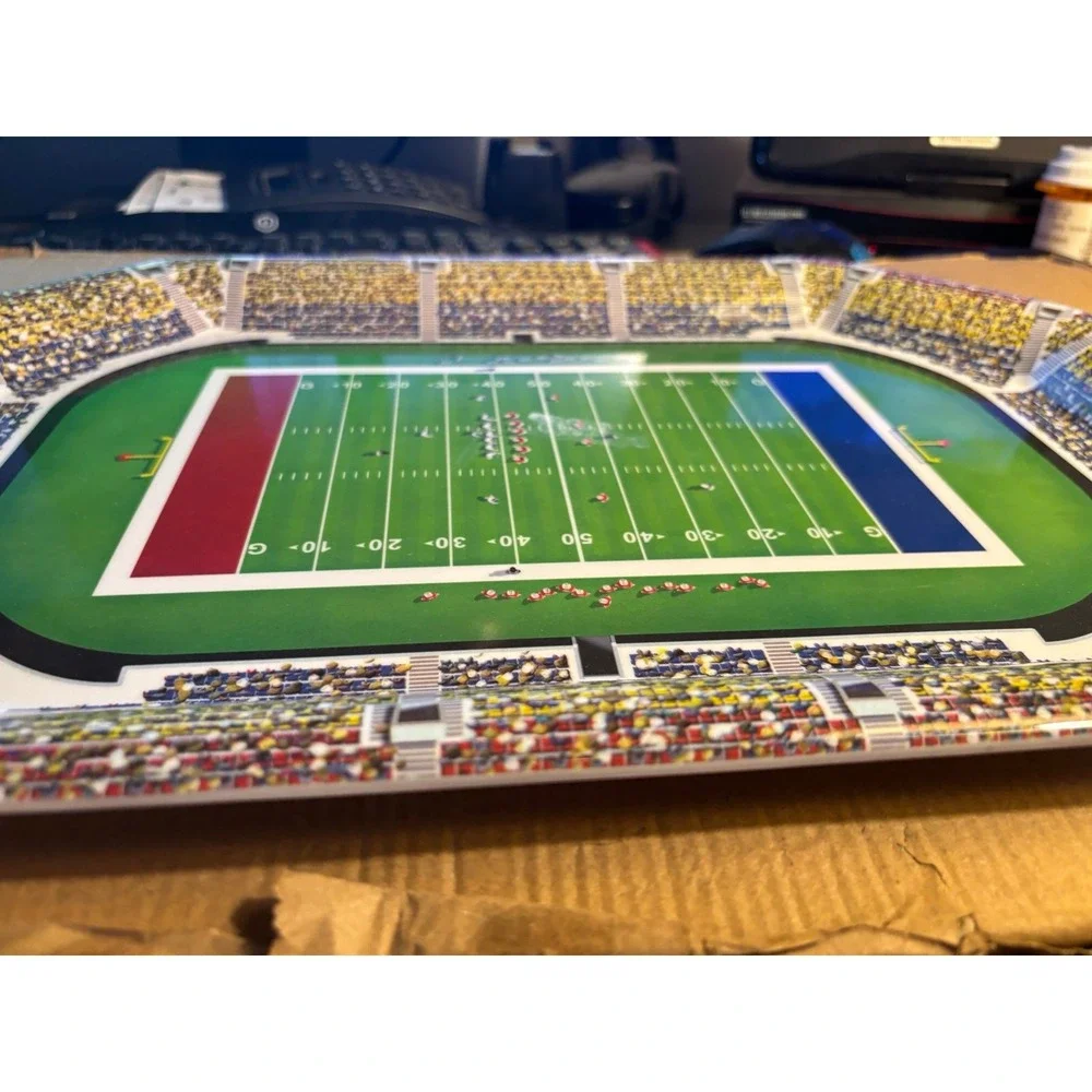 VTG TouchDown Platter Football Tray Ullman Company 15103 13.5